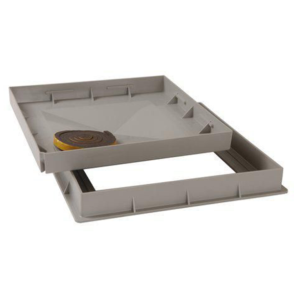 Cadre et coffrage pour regard de 500 x 500 mm - Gris clair - CTR5 Nicoll