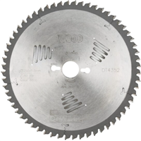 Lame de scie circulaire stationnaire Dewalt Extrême Workshop - 250 x 30 mm 60 dents