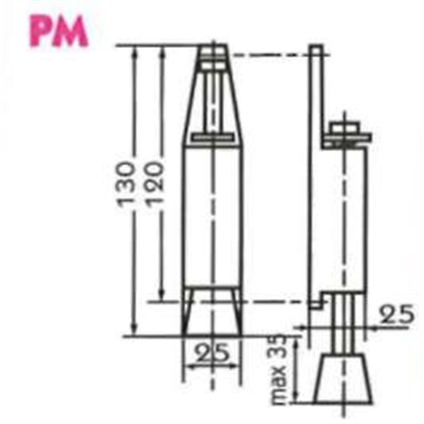 Arrêt de porte blanc petit modèle 25kg