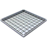 TRAPPE ACO UNIFACE ALUMINIUM 800X800MM H50MM L15 / 125KN