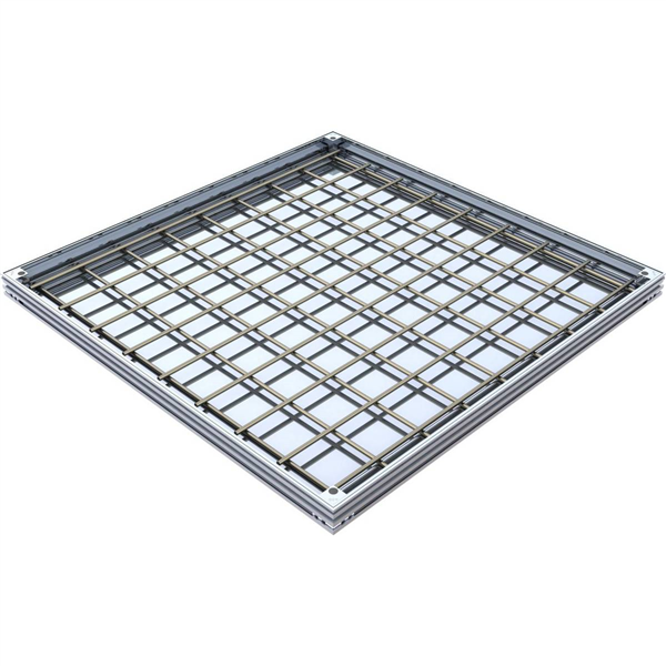 TRAPPE ACO UNIFACE ALUMINIUM 800X800MM H50MM L15 / 125KN