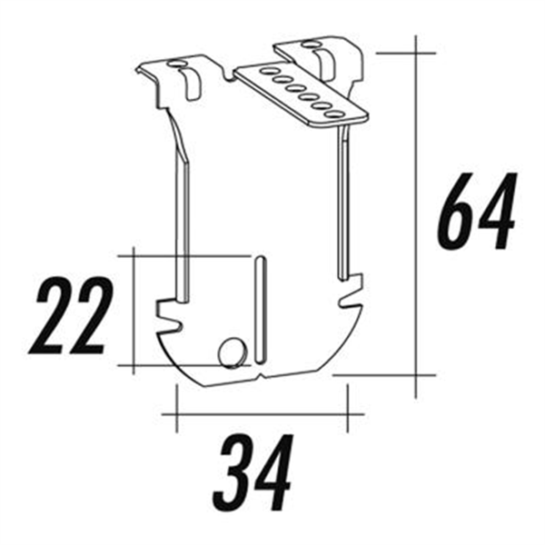 Suspente Phast pour fourrures F45/F47 sous hourdis léger - boîte de 50 pièces