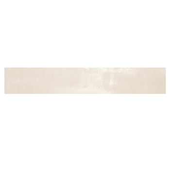 Plinthe de carrelage intérieur en grès cérame émaillé effet béton Cusset - 45,0 CM x 7,4 CM - Beige