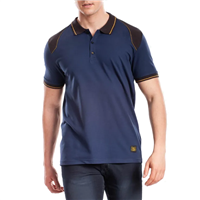 Polo homme manches courtes stretch renforcé - Workpol Rica Levy - Marine - Taille S