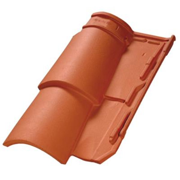 Tuile grand moule du sud en terre cuite - Romane Azur - Vieux midi - 53 x 33 cm