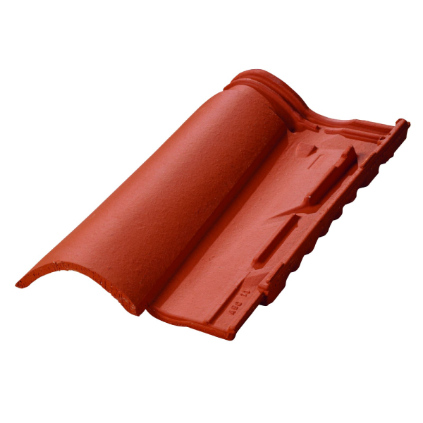 Tuile fortement galbée Horizon 12 Terreal - Rouge Naturel - 45,8 x 30 cm