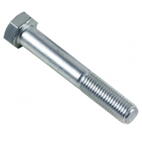 Vis à métaux - tête hexagonale - filetage partiel - acier zingué classe 8.8 - ISO 4014 - M6 x 80 mm - boîte de 200