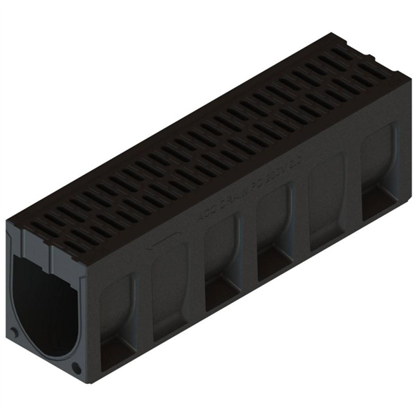 ACO MONOBLOCK URBAIN P200V - D400 COULEUR MARBRE - BETON POLYMERE