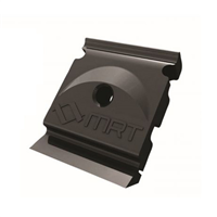 Clip de fixation Easyclip en polyamide Noir RAL9005 pour poteau Easyclip et grillage rigide Moreda