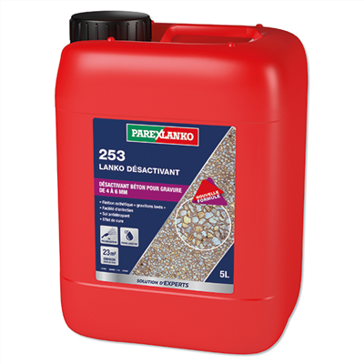 Désactivant de surface pour béton - 253 Lanko Désactivant ParexLanko - Bidon 5L