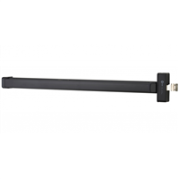 Barre antipanique 1 point Thirard S-Push - CE et coupe feu - réversible - laqué noir - longueur 840 mm