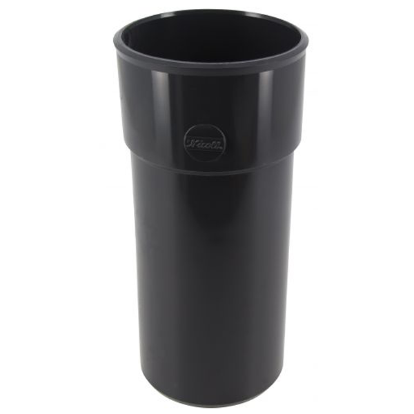 Manchette mâle/femelle pour tube de descente cylindrique Ø 80 - Gris anthracite