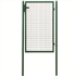 Portillon grillagé Garden+ Dirickx - Section carrée - Hauteur 1,25 m - Largeur passage 1 m - Vert