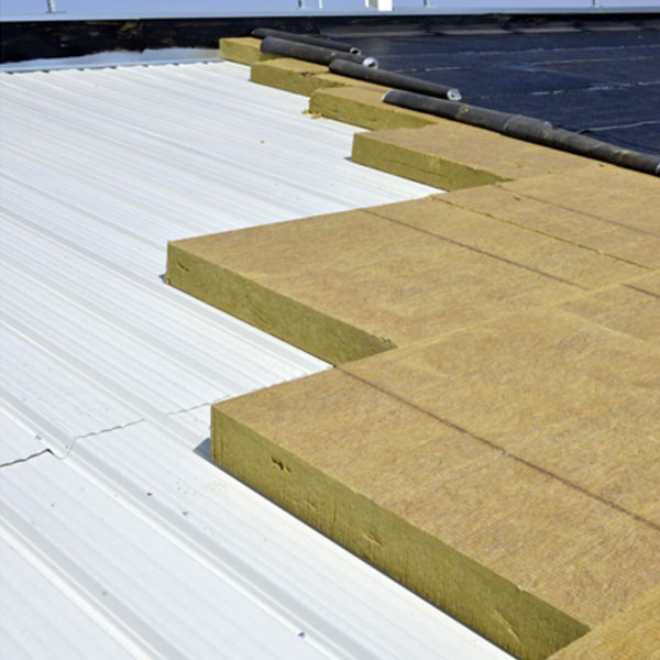 Panneau isolant en laine de roche mono densité pour toiture terrasse - Rockacier B Nu - R 1,00 m².K/W - 1,20 M x 1,00 M - ép. 40 MM