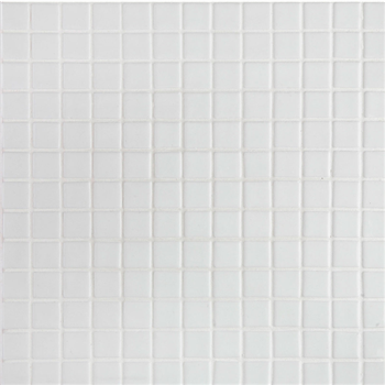Mosaïque en émaux de verre lisse  - carreau de 2,5 x 2,5 cm - trame de 31,2 x 49,5 cm