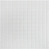 Mosaïque en émaux de verre lisse  - carreau de 2,5 x 2,5 cm - trame de 31,2 x 49,5 cm