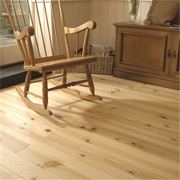 Parquet en pin maritime brut noueux pour l'intérieur 200 CMx10 CM - ép.21 MM