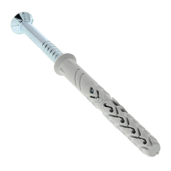 Cheville à frapper béton - B-Long Xtrem Spit - Avec vis tête fraisée zinguée - ⌀ 8 mm x 80,0 mm - Boîte de 50