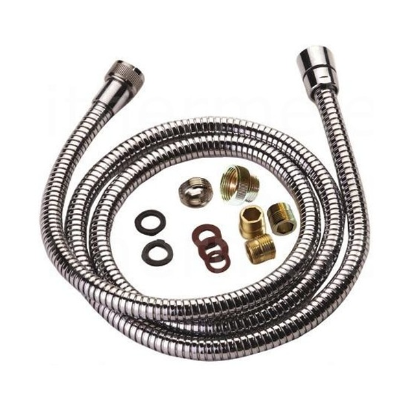 Flexible de douche démontable Nicoll - Double agrafage - Longueur 150 cm - Laiton