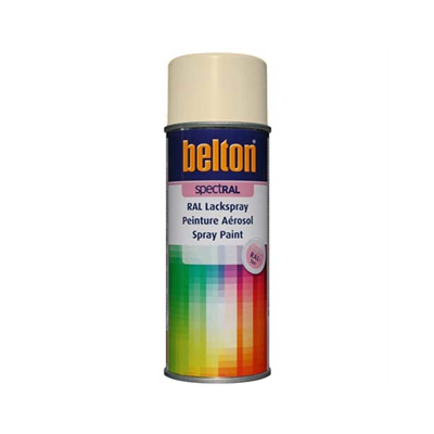 Peinture Belton aérosol SpectRAL brillante RAL 1015 Ivoire Clair 400 ml