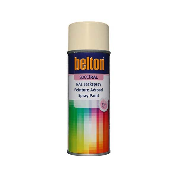 Peinture Belton aérosol SpectRAL brillante RAL 1015 Ivoire Clair 400 ml