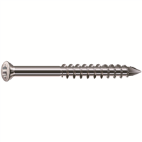 Vis de façade - 4.5x60mm filetage partiel tête bombée Torx T20 en acier inoxydable A2 - Boîte de 100