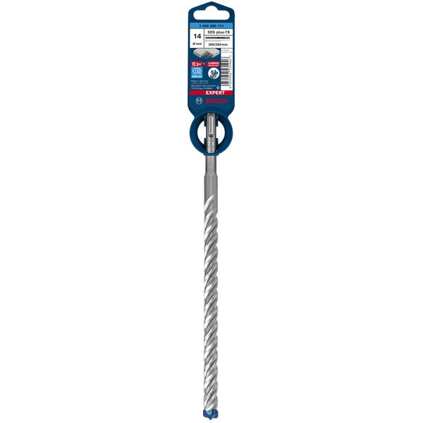 Foret béton armé Expert SDS Plus-7X - Bosch - pour perforateur - 14 x 200 x 265 mm
