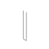 Jonction de liaison en U HA8 en Acier B500B - Armature de chaînage sismique 60 x 30 cm - Lot de 50