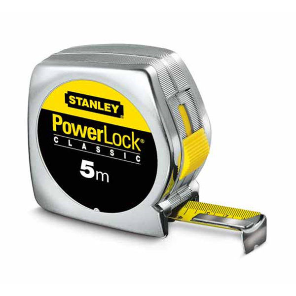 Stanley Mètre PowerLock Classic ABS 5m x 19mm 1-33-194 3253561331947