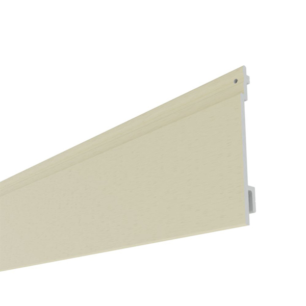 Bardage PVC extérieur Isocel Minéral - 166,00 MM x 18,00 MM - Long. 4,00 M - Ambre clair