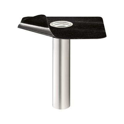 Évacuation des eaux de pluie DEPCO pour toiture-terrasse - ⌀ 75,0 mm - Hauteur 600 mm