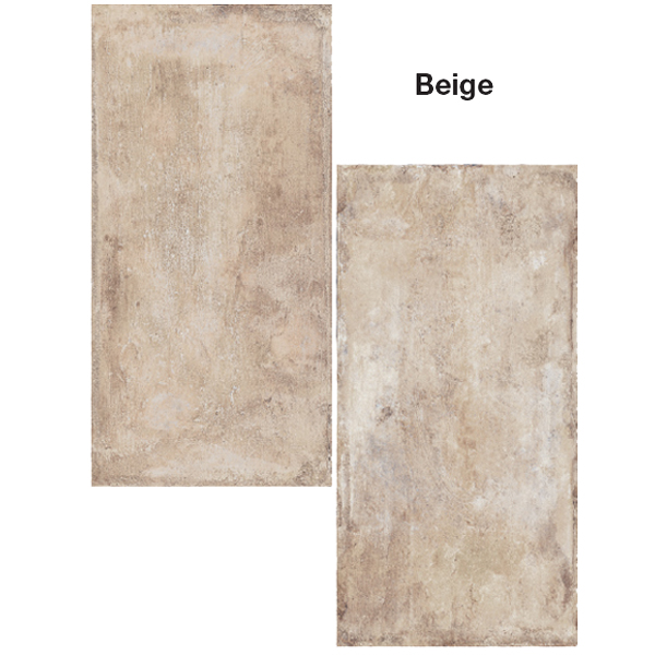 Carrelage sol intérieur effet "terre cuite" Cottoantico - Beige - 60 CM x 30 CM - ép.9 MM