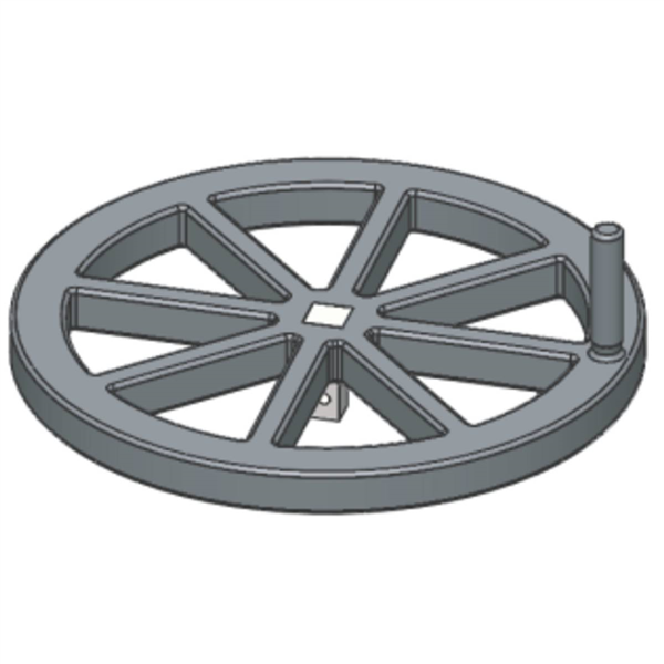 VOLANT PEHD D 400 A POIGNEE