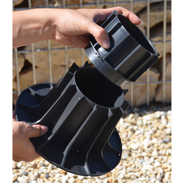 Rehausse fixe de dalle de terrasse Jouplast pour plot Essentiel - hauteur 60 mm