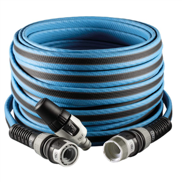 Tuyau d'arrosage Fitt Force innovant équipé diamètre 15 mm 5/8" longueur 35 mètres Bleu