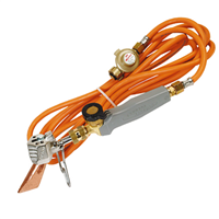 Ensemble couvreur à gaz 1 lance avec panne 1 manche 1 tuyau de 4.75 m et 1 détendeur