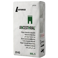 Chaux hydraulique naturelle blanche NHL 5  - Ancesthral Lafarge - Sac de 25 kg