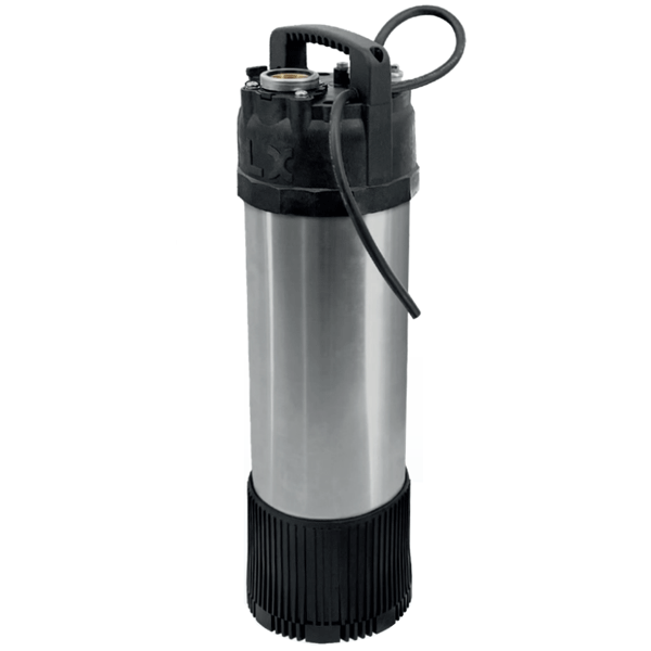 Pompe de relevage eaux pluviales et eaux claires - DR13-C - Aspiration basse avec crépine - Démarrage automatique - 7 m³/h - Inox/Polypropylène