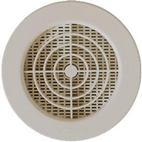 GRILLE RONDE D.80 SABLE