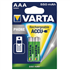 Piles rechargeables ACCU Varta AAA 550mAh - Blister de 2 piles