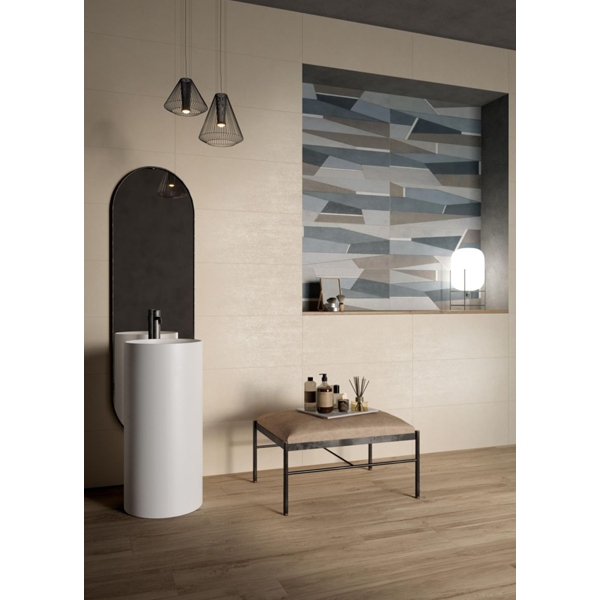 Faïence murale effet béton - Timeless - 32,0 CM x 80,5 CM - ép.8,00 MM - Corda