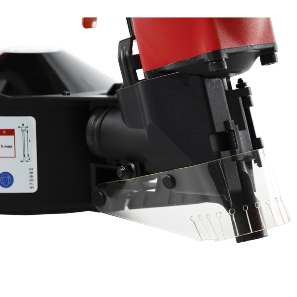 Cloueur pneumatique à rouleau plastique 16° Haubold RNC50M.2 mode rafale avec mallette