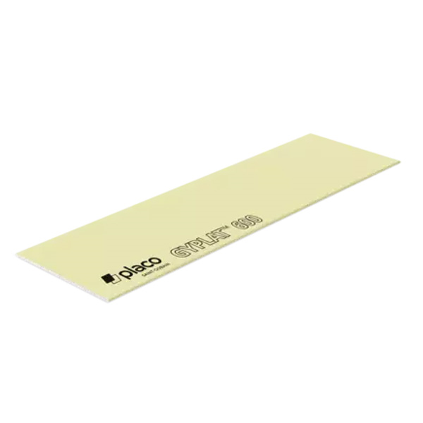 Plaque de plâtre pour plafond à bords arrondis pour plâtre projeté - Gyplat - 2,00 M x 0,60 M - ép. 10,0 MM