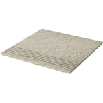 Nez de marche strié grès cérame technique Taurus Granit Relief mat SR7 - 30,0 CM x 30,0 CM ép. 8,00 MM - Tunis