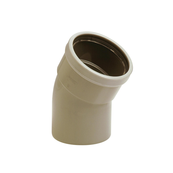 Coude PVC assainissement SDR 41 Mâle-Femelle 30° ⌀ 110,0 mm