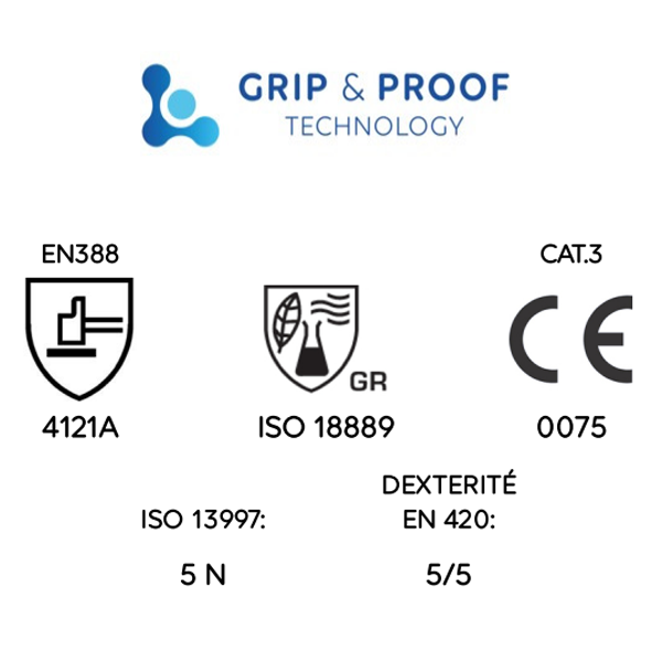 Gant de manutention milieux huileux et très salissants - Ultrane 525 Mapa - taille 11