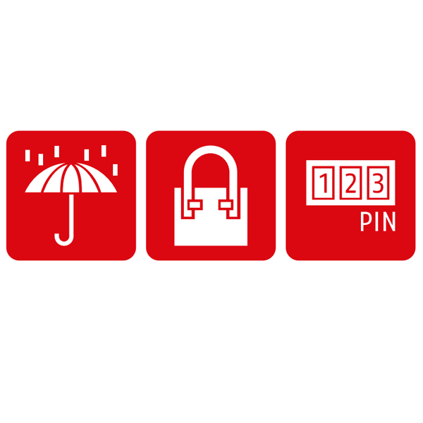 Cadenas à combinaison à 4 chiffres en laiton forgé Abus 180IB avec anse en inox de 25 mm - 53 x 75 mm