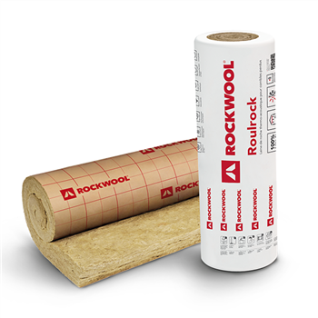 Rouleau laine de roche pour isolation comble perdu - Roulrock revêtu kraft - R 5,10 m².K/W - 2,40 M x 1,20 M - ép. 200 MM