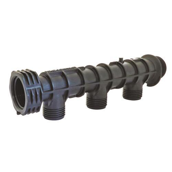 collecteur sanitaire en matière de synthèse3 sorties