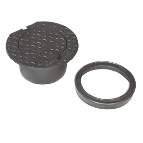 Regard de visite en fonte articulé RBA 360 R C250 pour branchement PVC Ø315 - Ouverture Ø220 mm - Ø ext. 400 mm